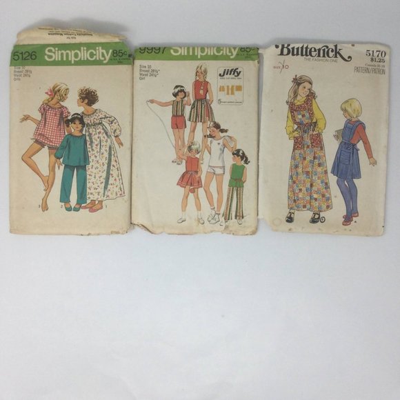 Vintage Children and Toddler Sewing Patterns - Picture 7 of 14